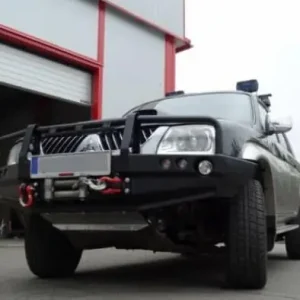 Ultimissimo Modello Paraurti Anteriore Con Supporto Verricello e Bullbar Mitsubishi L200 1996-2005