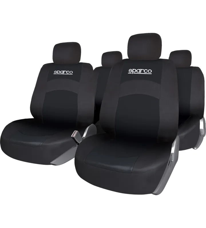 Prezzo Scontato Set universale sps402 coprisedili auto completo nero 3mm