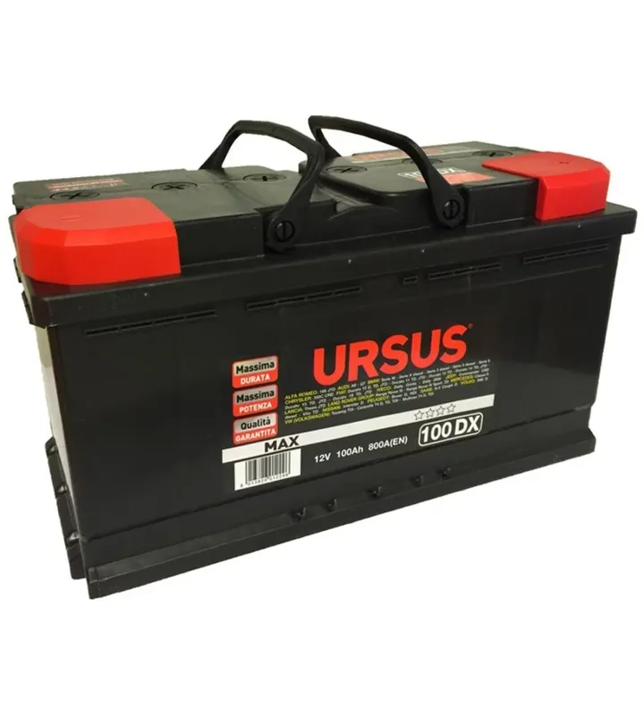 Batteria avviamento auto ursus max, 100 ah dx Subito Disponibile