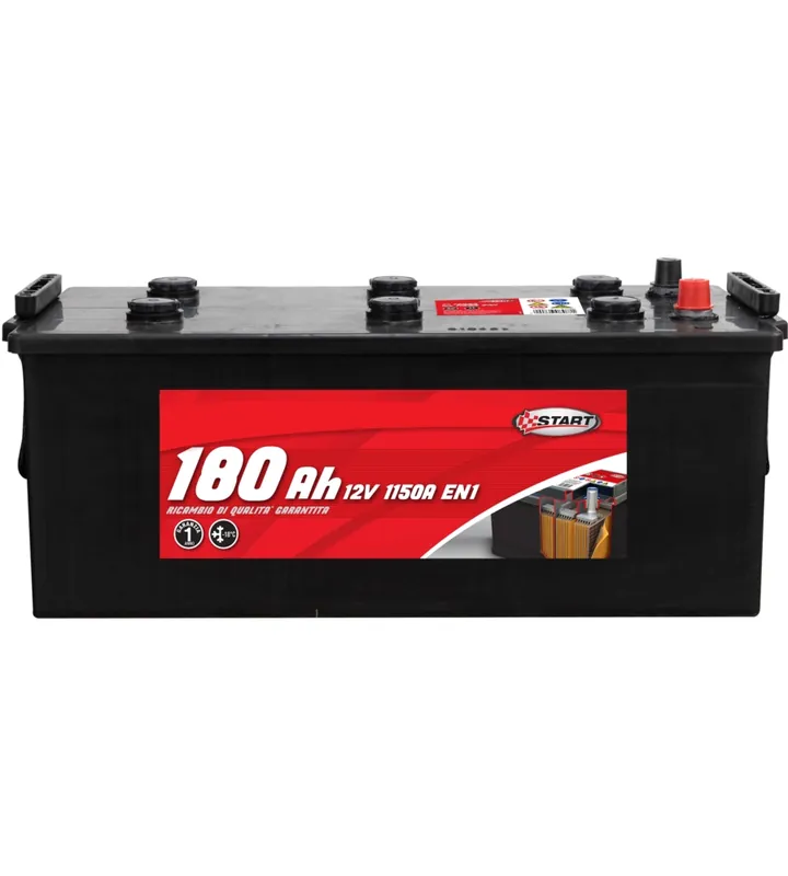 Batteria per autocarro e trattori 180ah 12v 1000a polo positivo sinistro Acquista Ora