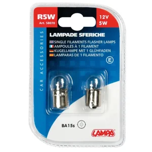 Coppia lampade sfera 12v 5w ba15s 58070 Ultima Occasione
