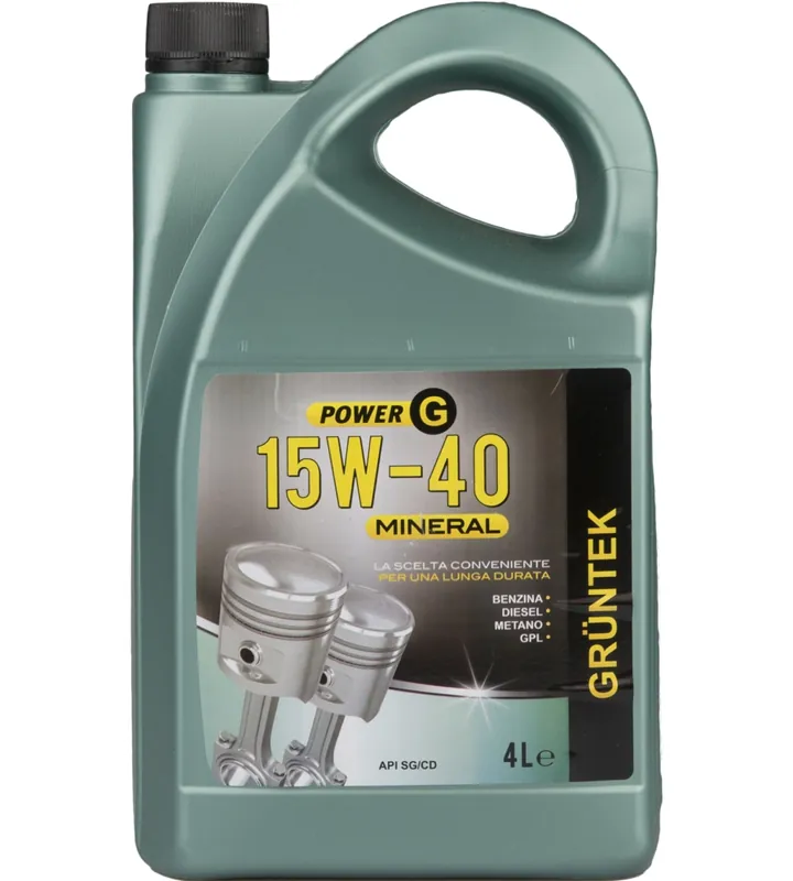 Olio power-g lubrificante minerale 4l 15w40 per motori diesel Popolare