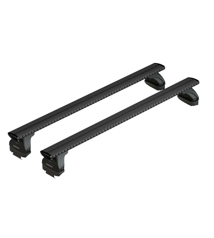 Set completo barre portatutto "evos lp 125 silenzio black l" in alluminio - nk125lbl Promo Stagionale