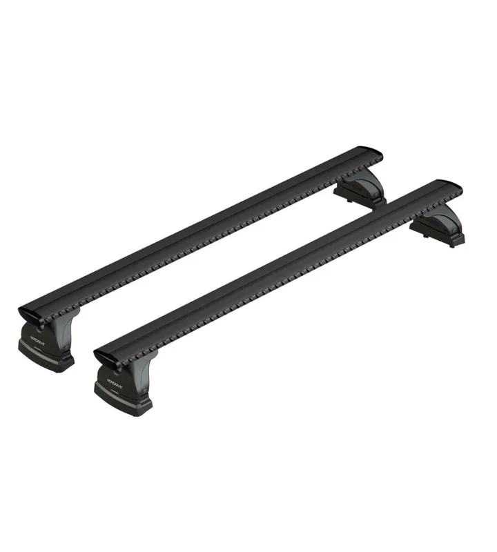 Subito Disponibile Set completo barre portatutto "evos lp 108 silenzio black m" in alluminio - nk108lbm