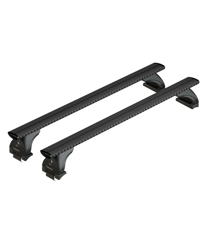 Non Perdere Set completo barre portatutto "evos 034 silenzio black l" in alluminio - nk034ebl