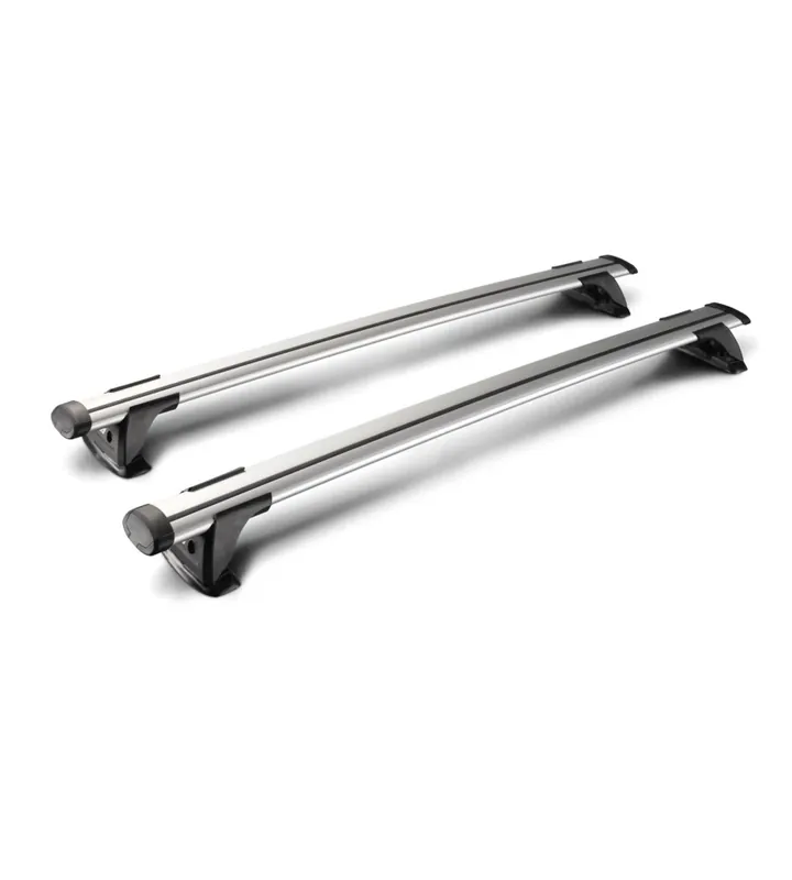 Coppia barre auto portatutto in alluminio - 149 cm y8050190 Offerta Limitata