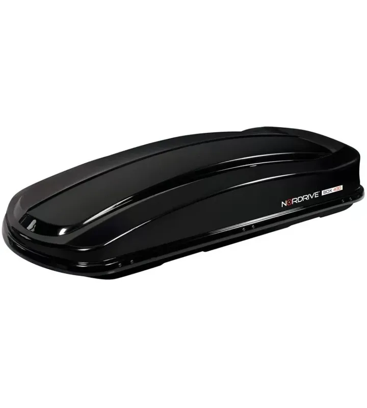 Box tetto per auto nordrive 430 litri in abs con doppia apertura nero lucido - n60015 Prezzo Scontato