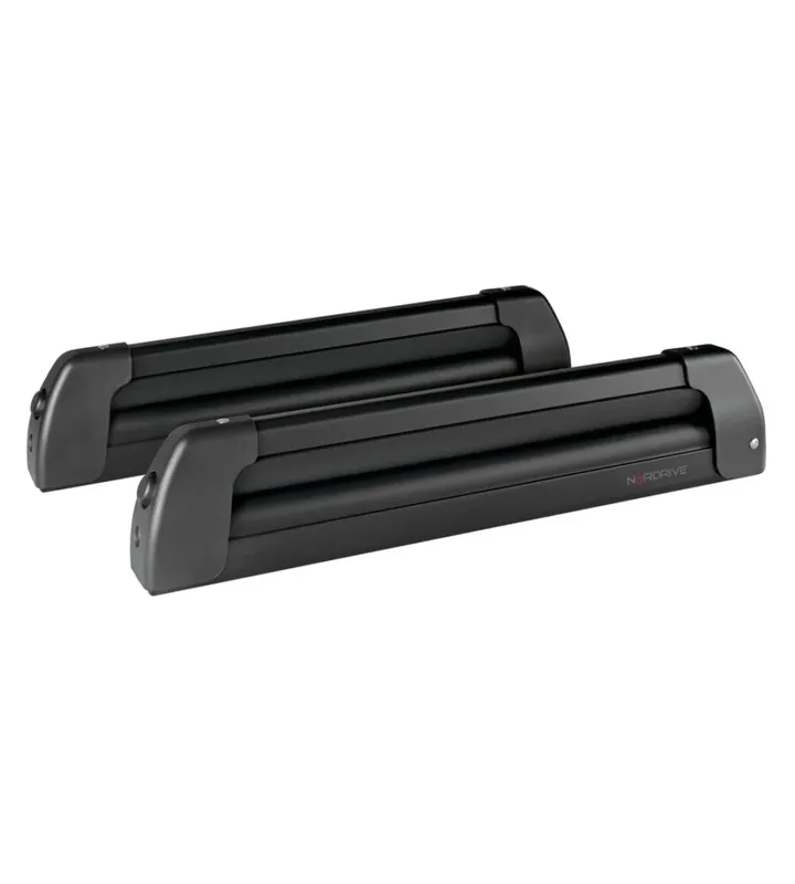 Barre portasci in alluminio nordrive "nordic-king nk-40" nero - n40012 Offerta Speciale