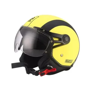 Casco moto sparco "sp501" giallo fluo, tg xl Soddisfatti O Rimborsati