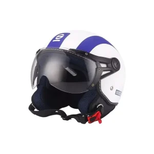 Casco moto sparco "sp501" bianco/blu, tg m Offerta Lampo
