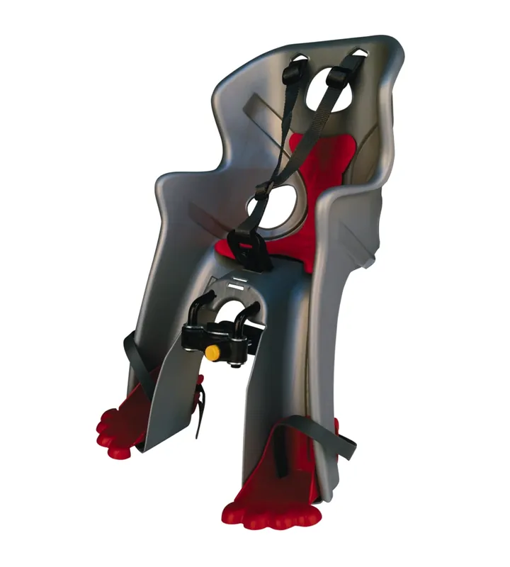 Reso Gratuito Bellelli seggiolino bici anteriore rabbit b-fix argento