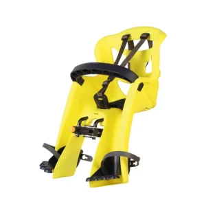 Seggiolino per bici anteriore bellelli "tatoo plus" giallo, portata massima 15 kg Solo Oggi