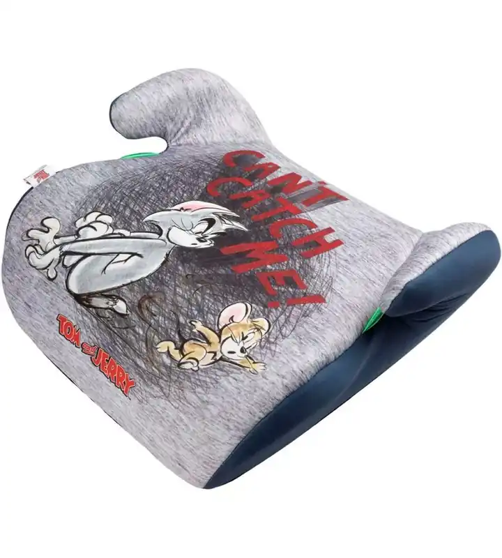 Saldi Seggiolino alzabimbo auto warner bros "tom and jerry" per bambini con altezza da 125 a 150 cm, ece r129