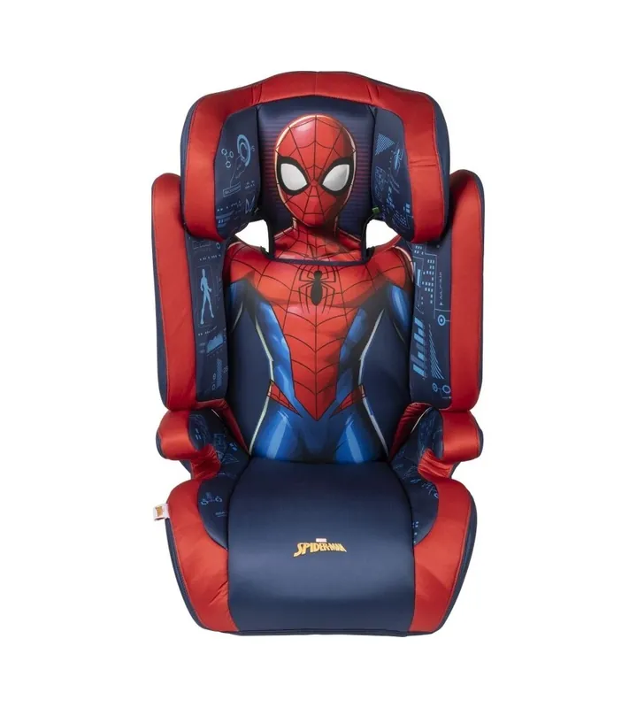 Seggiolino auto marvel "spiderman" per bambini con altezza da 100 a 150 cm, ece r129 Affare