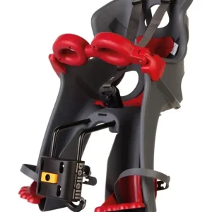 Seggiolino anteriore per bicletta bellelli "freccia" dark grey, portata massima 15 kg Ultima Occasione