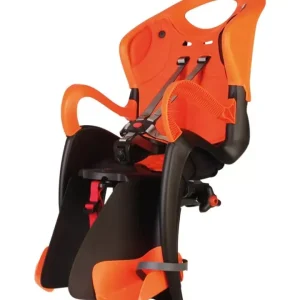 Offerta Limitata Seggiolino posteriore per bicletta bellelli "tiger clamp" grey/orange, portata massima 22 kg