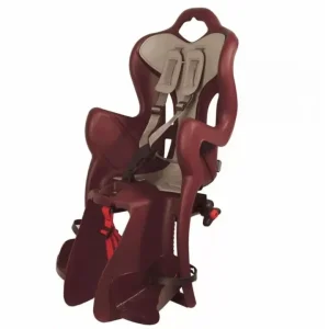 Seggiolino per bici posteriore bellelli "b-one" attacco al portapacchi con cuscino rosso, portata massima 22 kg Offerta