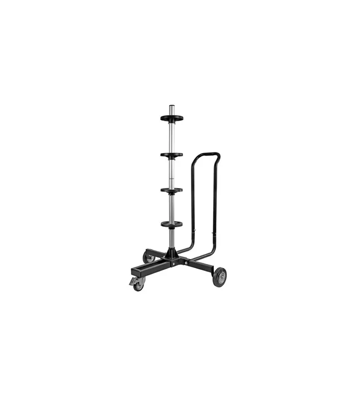 Carrello porta cerchi e pneumatici lampa con supporto ad asta, portata massima 100 kg - 15957 Ultime Pezzi
