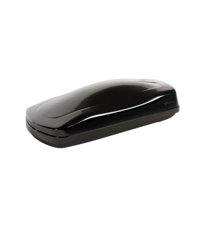 Box tetto per auto nordrive 400 litri in abs nero lucido - n60041 Direttamente Dal Produttore