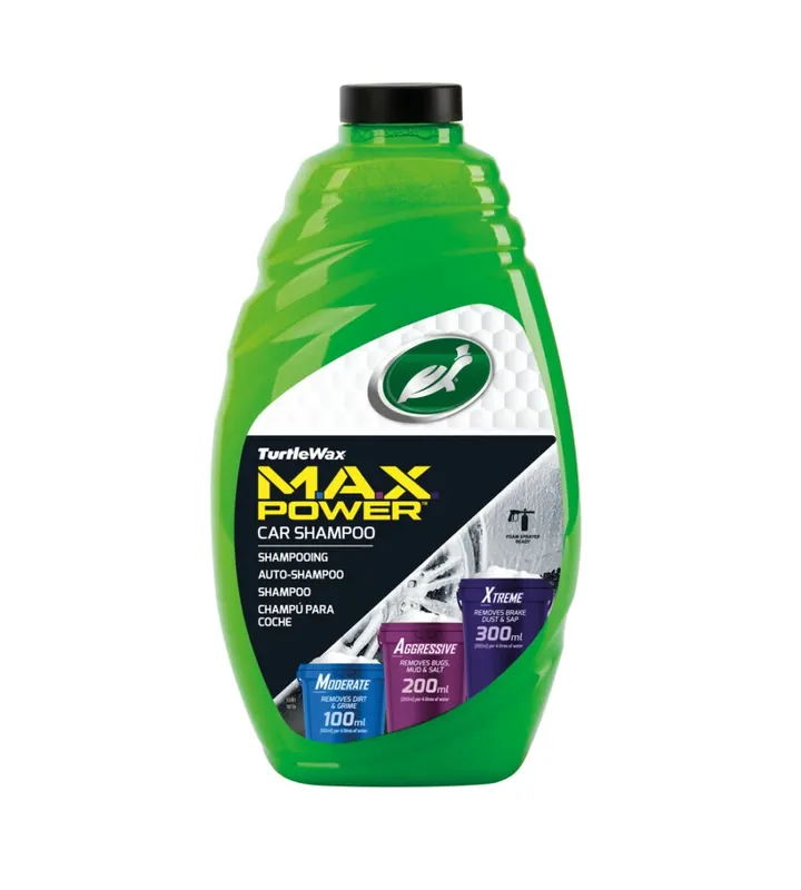Ultimissimo Modello Shampoo auto turtlewax "max power" 1420ml