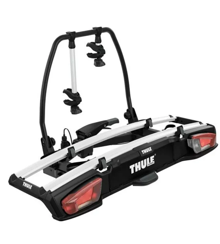 Miglior Prezzo Portabici da gancio traino thule "velospace xt" grigio 2 biciclette