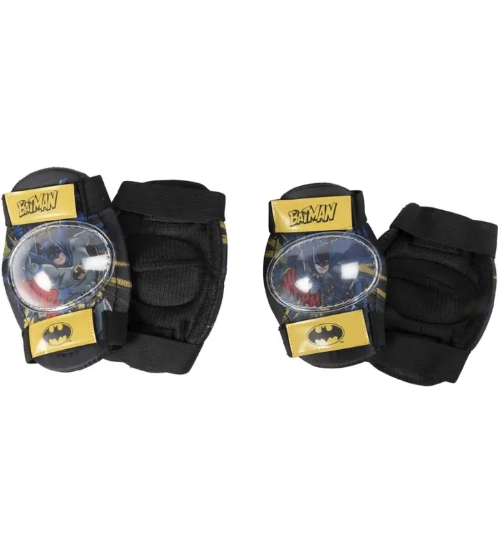Kit di protezione "batman" con 2 gomitiere e 2 ginocchiere Offerta Lampo