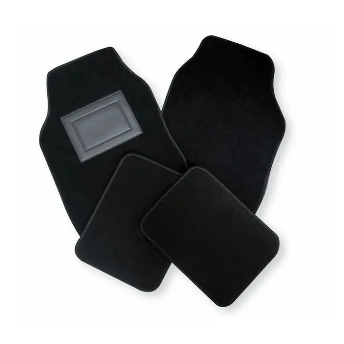 Nuova Collezione Tappetini per auto in Moquette neri universali mod.Q3