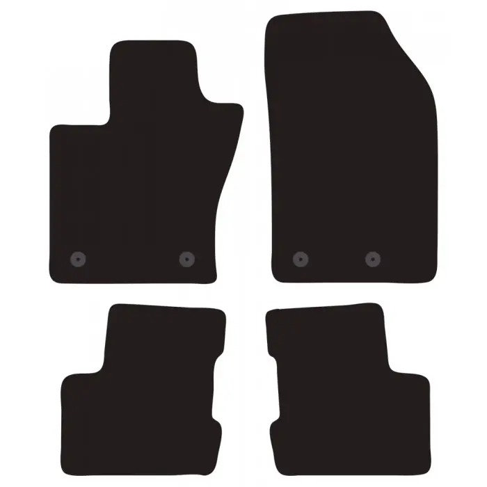 Occasione Imperdibile Set completo di tappeti in moquette su misura "Fiat 500 X "