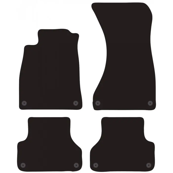 Più Venduto Set completo di tappeti in moquette su misura "Audi A4 SW 15 "