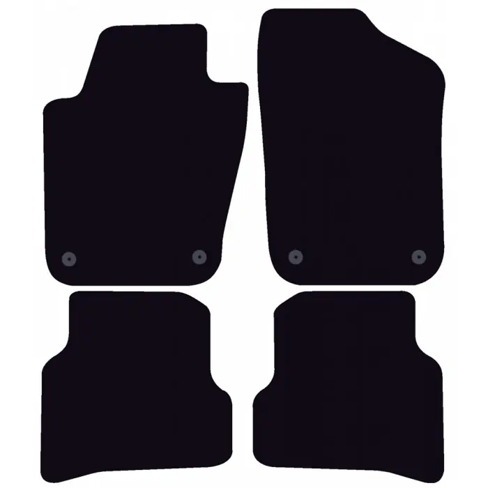 Offerta Speciale Set completo di tappeti in moquette su misura "VOLKSWAGEN Polo 09 "