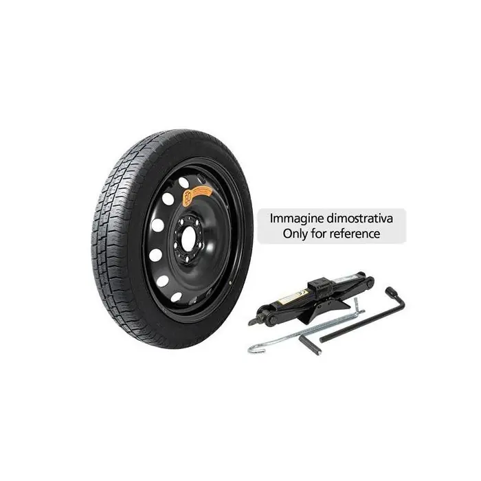 Kit ruotino di scorta per auto con cerchio in acciaio 76122 Occasione