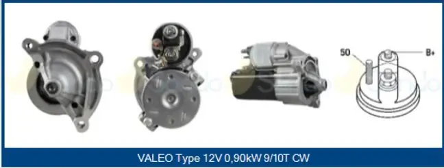 Must-Have Motorino di Avviamento 3EFFE STRL083MR (Codice OE 5802A0) per Peugeot 206 2 Volumi / Coda Spiovente Benzina