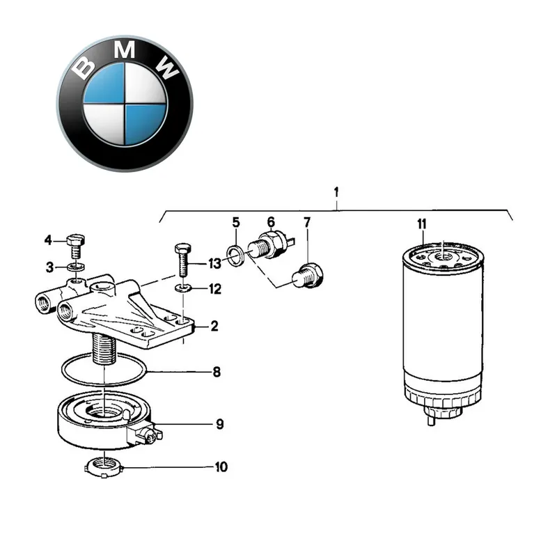 Prezzo Conveniente BMW 13322240802 - FILTRO GASOLIO ORIGINALE MANN-FILTER WK853/8