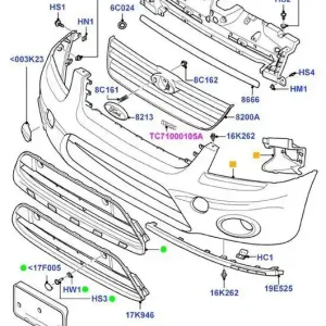 Must-Have FORD 5072401 - BUMPER FRONT