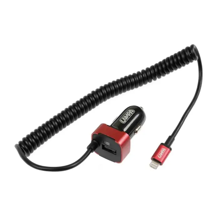 Pagamento Sicuro Caricabatteria Universal (apple 8 Pin/micro Usb) Con 1 Porta Usb Fast Charge 2500 Ma 12/24v Caricabatteria Usb 12/24v