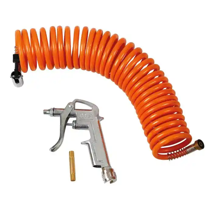 Promozione Air Kit Tubo A Spirale 5 M + Pistola Aria Compressa Soffiaggio Aria