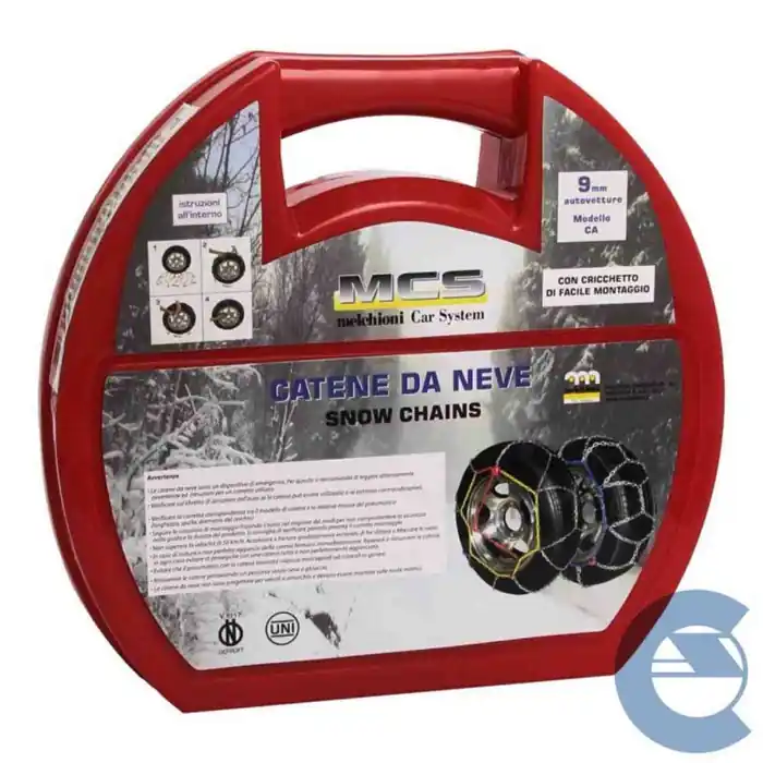Mcs Melchioni Ca995 Catene Da Neve Omologate 9 Mm Cricchetto Incluso Solo Oggi