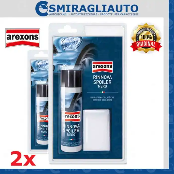 Arexons 8352 Rinnova Spoiler Plastiche Paraurti Auto Moto Camper Scooter Nero 2x Scelto Dai Clienti