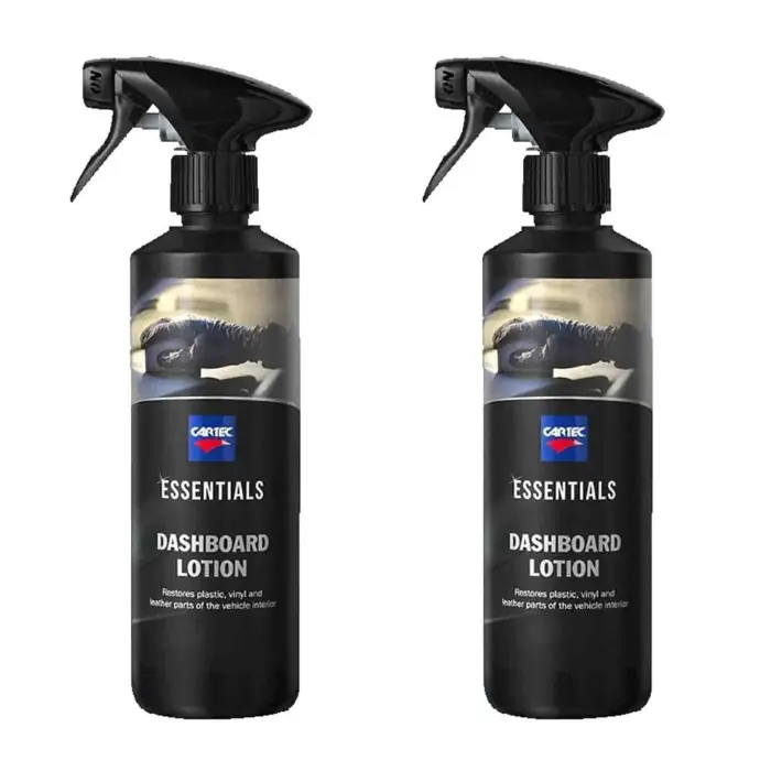 Prezzo Scontato Cartec Ravvivante Plastiche Interne Auto Protegge E Nutre Pelle Vinile E Cruscotto Essentials Dashboard Lotion 2 Pz X 500ml