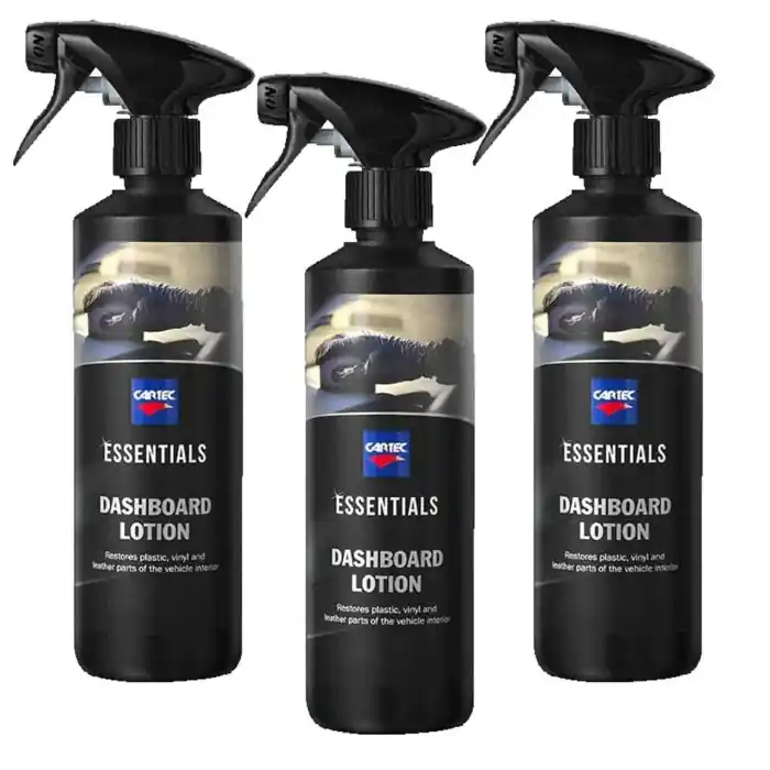 Compra Adesso Cartec Ravvivante Plastiche Interne Auto Protegge E Nutre Pelle Vinile E Cruscotto Essentials Dashboard Lotion 3 Pz X 500ml