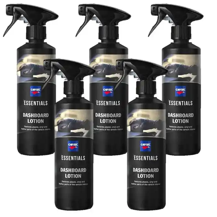Prezzo Ridotto Cartec Ravvivante Plastiche Interne Auto Protegge E Nutre Pelle Vinile E Cruscotto Essentials Dashboard Lotion 5 Pz X 500ml