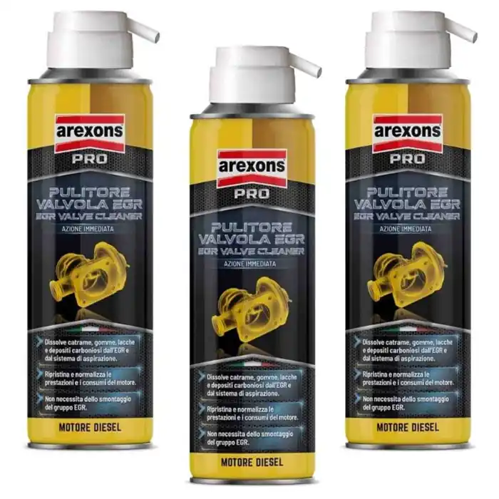 Arexons Pulitore Valvola Egr 4114 3 Pezzi X 200ml Pulitore Sistema Di Aspirazione Popolare