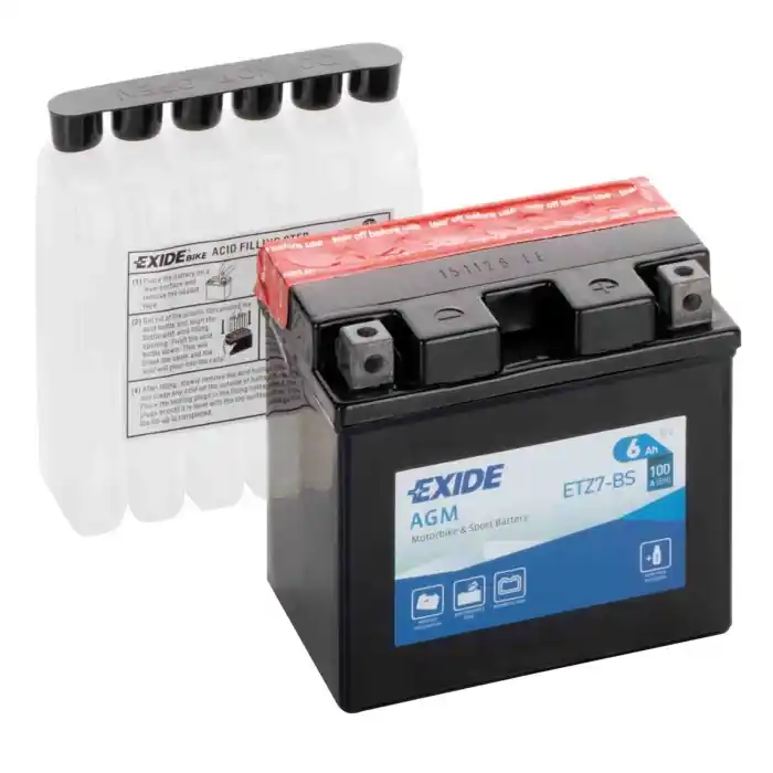 Spedizione Espresso Batteria 12v Exide Bike Agm 6 Ah 100 A Rs4-g 450 X-hp4 1000 W/o Dwa Exide Bike Batterie Per Moto Batterie