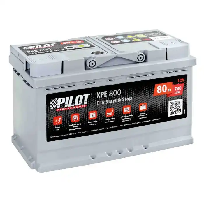 Scelto Dai Clienti Batteria 12v Pilot Start Stop Efb 80 Ah 730 A L4 Giulia (952_)-stelvio (949_) Pilot Batterie Per Auto Batterie