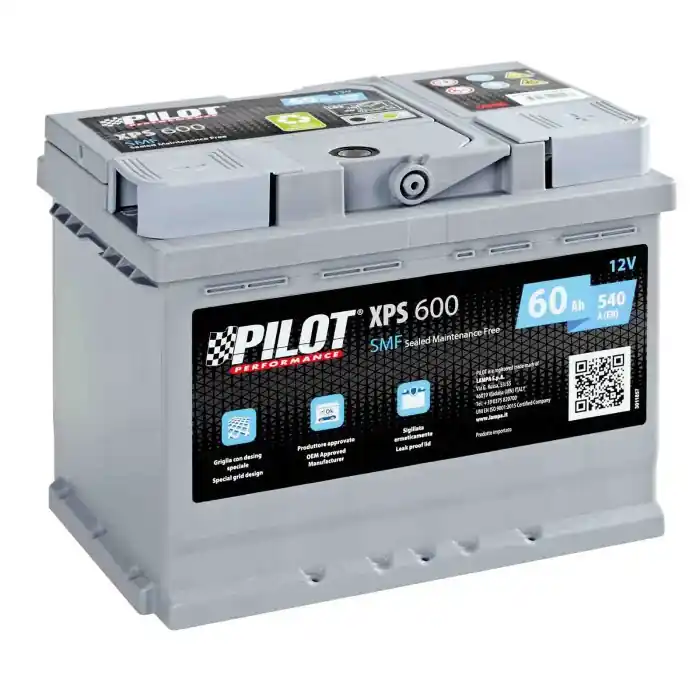 Batteria 12v Pilot Smf 60 Ah 540 A L2 145 (930_)-146 (930_) Pilot Batterie Per Auto Batterie Quantità Limitata
