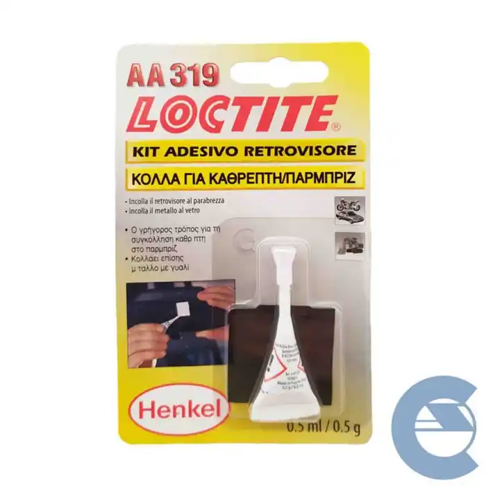 Loctite Aa319 Kit Adesivo Retrovisore 12 Pezzi X 0,5 Gr Incolla Cristalli E Vetri Prezzo Scontato