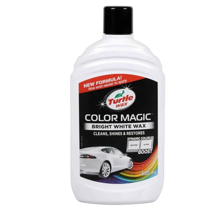 Pagamento Sicuro Color Magic Cera Protettiva Arricchita Con Colore 500 Ml Bianco Turtle Wax