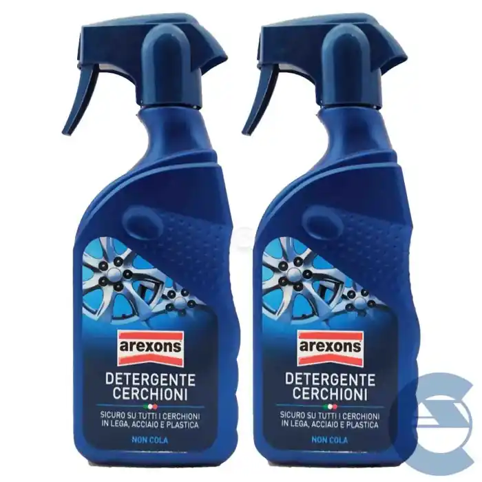 Arexons Spray Detergente Cerchioni Lega Acciaio Pulisci Cerchi Auto Rapido 2x 400ml Solo Oggi