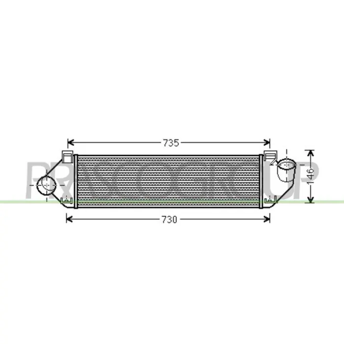 Professionale Intercooler Per Ford Focus Dal 2001 Al 2005
