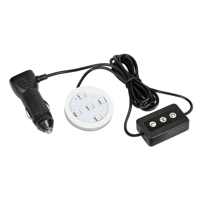 Trucky Led Base Luminosa A Led 12/24v 7 Colori Con Dimmer Lampa Deodoranti Spedizione Espresso